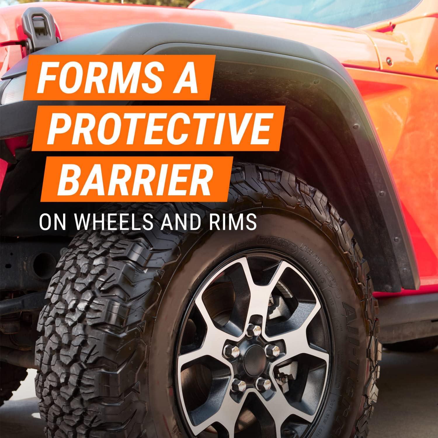 imageArmor All Extreme Tire Shine Gel by Armor All Tire Shine for Restoring Color and Tire Protection 18 Fl OzBrake Dust Repellent