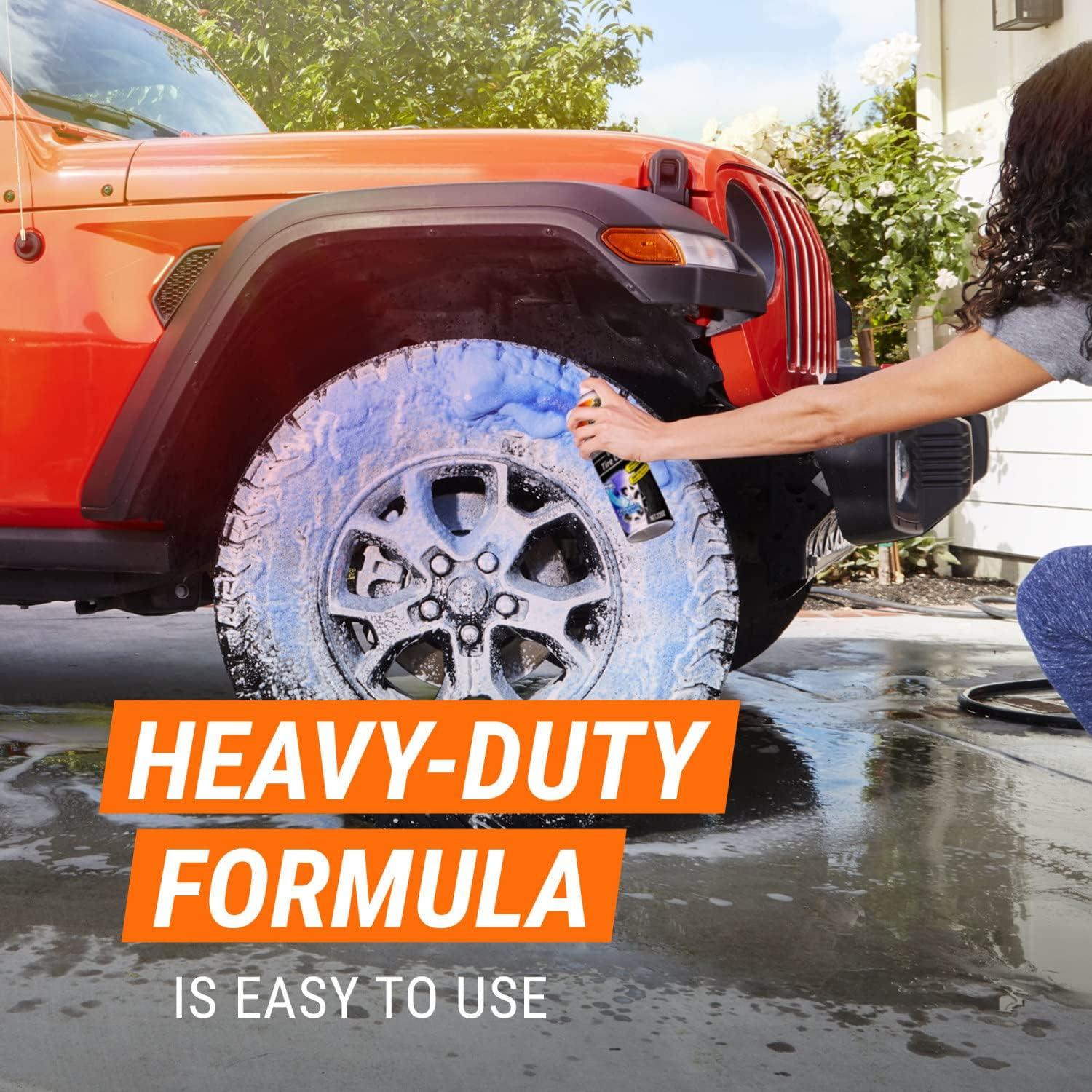 imageArmor All Extreme Tire Shine Gel by Armor All Tire Shine for Restoring Color and Tire Protection 18 Fl OzTire Foam 1 Pack