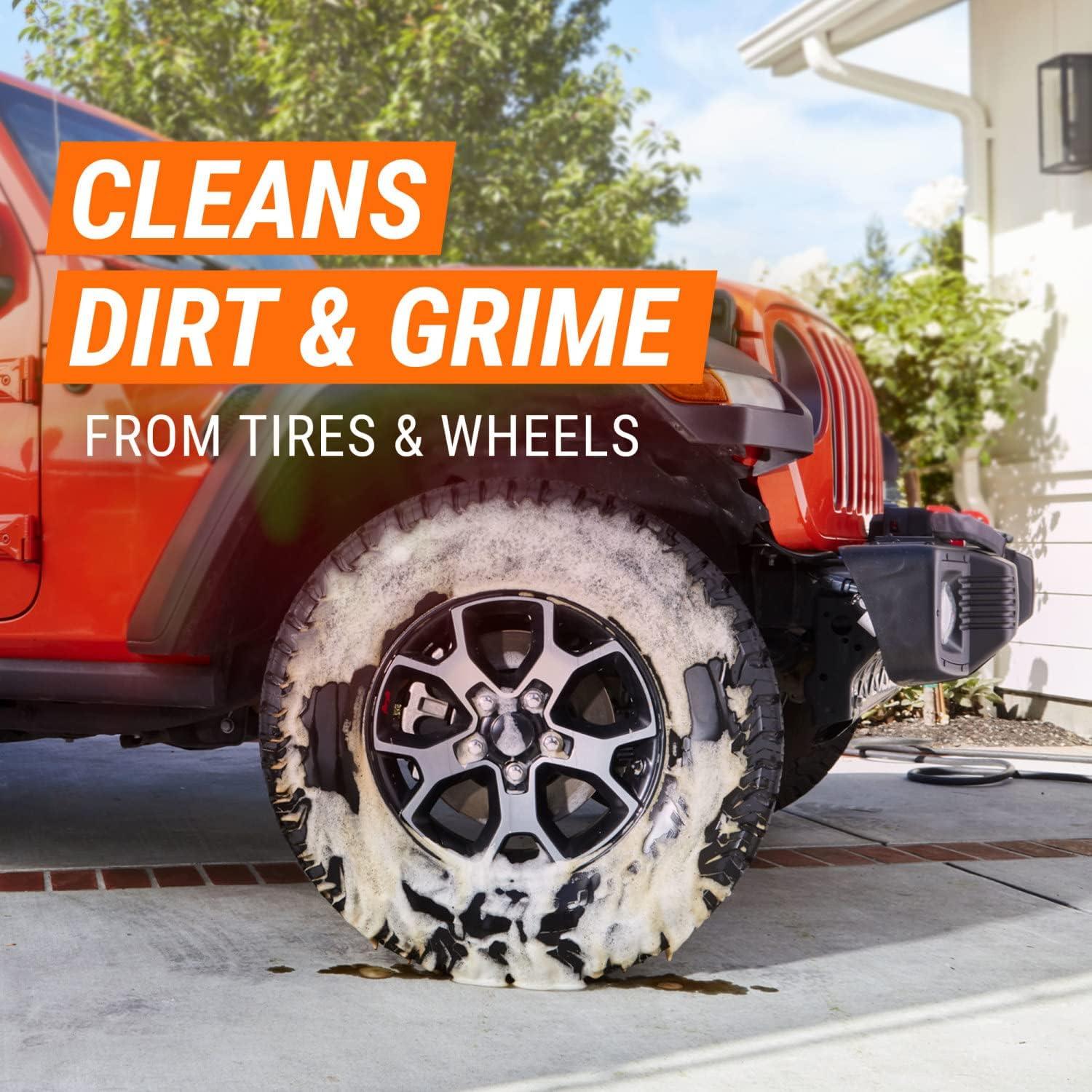 imageArmor All Extreme Tire Shine Gel by Armor All Tire Shine for Restoring Color and Tire Protection 18 Fl OzTire Foam 1 Pack