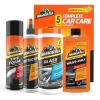 imageArmor All Car Wash and Car Cleaner Kit by Armor All Includes Glass Wipes Car Wash ampamp Wax Concentrate Protectant Spray and Tire Foam
