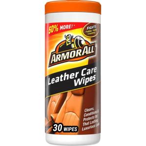 imageArmor All Car Interior Cleaner Leather Wipes  Cleaning for Cars ampamp Truck ampamp Motorcycle 20 Count Pack of 6 10881Leather 30 Count