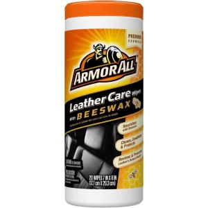 imageArmor All Car Interior Cleaner Leather Wipes  Cleaning for Cars ampamp Truck ampamp Motorcycle 20 Count Pack of 6 10881Leather Wipes 6 Pack
