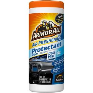 imageArmor All Car Interior Cleaner Wipes  Car Cleaning Wipes with Orange Cleans Dirt and Dust in Cars Trucks and Motorcycles 25 Count1 Count Pack of 25