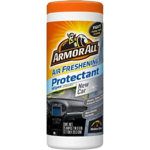 imageArmor All Car Interior Cleaner Wipes  Car Cleaning Wipes with Orange Cleans Dirt and Dust in Cars Trucks and Motorcycles 25 Count25 Count