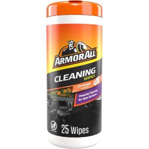 imageArmor All Car Interior Cleaner Wipes  Car Cleaning Wipes with Orange Cleans Dirt and Dust in Cars Trucks and Motorcycles 25 Count25 Count Pack of 1