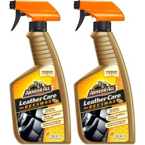 imageArmor All Car Leather Cleaner Spray Beeswax Leather Care Spray for Cars Trucks Motorcycles 16 Oz Each16 Fl Oz Pack of 2