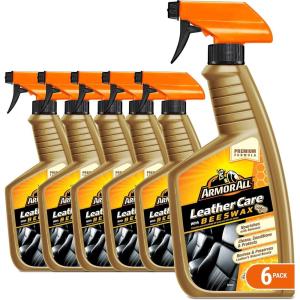 imageArmor All Car Leather Cleaner Spray Beeswax Leather Care Spray for Cars Trucks Motorcycles 16 Oz Each16 Fl Oz Pack of 6