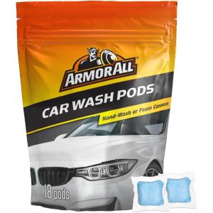 imageArmor All Car Wash Pods PreMeasured Dissolvable SuperConcentrated Formula 18 Count