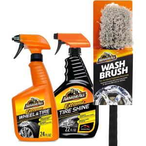 imageArmor All Extreme Tire Shine Spray  Tire Cleaner and Shine 22 Fl Oz Each 6 PackWheel Cleaner  Tire Shine Kit