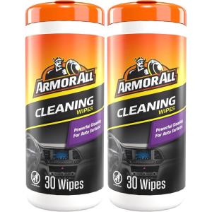 imageArmor All Interior Car Cleaning Wipes Car Wipes for Dirt and Dust 30 Count30 Count Pack of 2