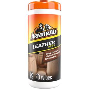 imageArmor All Interior Cleaner Car Leather Wipes by  For Cleaning Cars Trucks and Motorcycles 20 Count20 Count Pack of 1