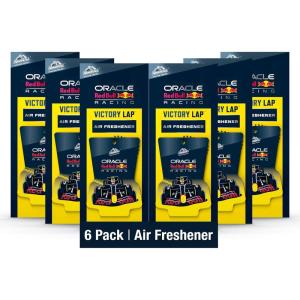 imageArmor All Podium Series Hanging Car Air Freshener Logo Helmet Lights Out Scent 6 Pack RacingInspired Auto Air Freshener With LongLasting FragranceVictory Lap Car Hanging Air Freshener