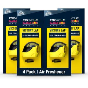 imageArmor All Podium Series Hanging Car Air Freshener Logo Helmet Lights Out Scent 6 Pack RacingInspired Auto Air Freshener With LongLasting FragranceVictory Lap Helmet Vent Clip