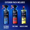 imageArmor All Podium Series 3Piece Exterior Car Detailing Kit Developed with Oracle Red Bull Racing Includes Hybrid Ceramic Wash ampamp Shine Exterior Detailer Spray and Tire Shine Spray 16 fl oz Each