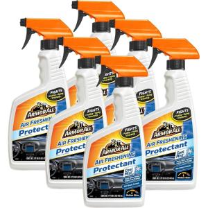 imageArmor All Car Air Freshener and Cleaner  Odor Eliminator and Protectant for Cars ampamp Truck Cool Mist 16 Fl Oz Spray Bottles Pack of 6 785116PK