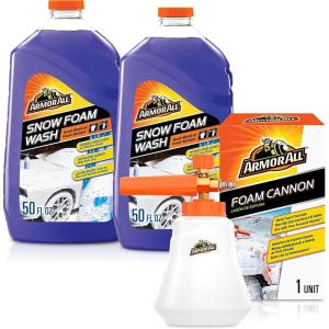 imageArmor All Foaming Car Wash Foam Cannon Kit pH Balanced Foaming Car Wash with Foam Sprayer Kit 1 Each