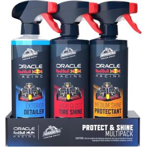 imageArmor All Podium Series 3Piece Protect ampamp Shine Car Detailing Kit Developed with Oracle Red Bull Racing Includes Hybrid Ceramic Exterior Detailer Tire Shine and Interior Protectant 16 fl oz Each