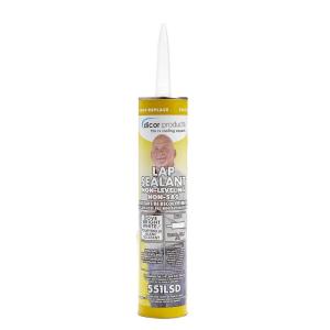 imageDicor 501LSB1 HAPSFree SelfLeveling Lap Sealant for horizontal surfaces  103 Oz Black Secure Ideal for RV Roofing Maintenance Repair Appliance ApplicationDove Bright White