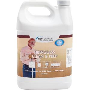imageDicor RPFCP1 Fiberglass Roof Coating System  1 Gallon  Protects Against Environmental DamageWhite Fiberglass Clean  Prep