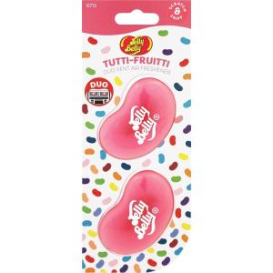 imageJelly Belly Duo Car Air Freshener Vent Clips TuttiFruitti Scent 2 PackTuttiFruitti